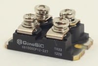 Hybrid SiC Schottky Rectifier/Si IGBT Modules from GeneSiC Enables 175C Operation