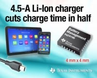 Li-Ion Battery Chargers Support USB OTG and Deliver Faster, Cooler Charging