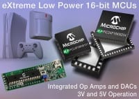 Microchip Expands PIC24 Lite MCU Line with Advanced Analog Integration and 5V Operation