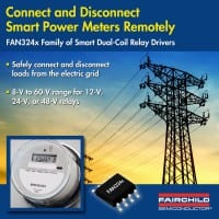 Fairchild Works with E-Meter Companies to Provide Smart Meter Disconnect Switches
