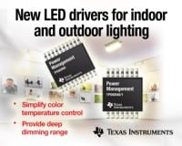 New LED Drivers from TI Enhance Dimming and Color Rendering