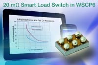 Vishay Releases Slew-Rate-Controlled P-Channel High-Side Load Switches in WCSP6 Package