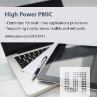 New PMIC from ams Helps Reduce Thermal Stress on Processors in Phones and Tablets