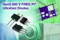Bare Die Ultrafast Diodes from 2A to 150A Offered in Wide Range of VF vs. trr Ratios