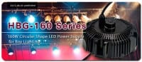 Mean Well Adds Circular 160W LED Drivers for High-Bay Systems