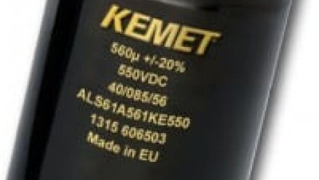Screw Terminal Aluminum Electrolytic Capacitors Added by KEMET