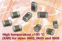Vishay Extends SMD MLCCs for High-Temperature Applications and Higher 100V Ratings