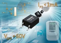 Toshiba Introduces Ultra-Compact Photorelay with Low Trigger Current