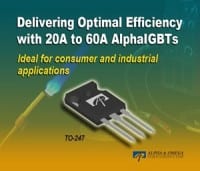AOS Expands 600V AlphaIGBT Portfolio with 20A to 60A Solutions