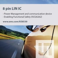 ams Introduces LIN Slave Companion IC to Support Automotive ISO26262 Safety