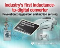 TI Invents Inductance-to-Digital Converter Category for Position and Motion Sensing