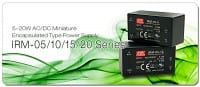Encapsulated Power Supplies Deliver up to 20W