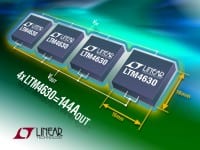Parallelable DC-DC PowerSiPs Combine for up to 144A