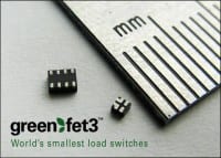 40 m&Omega; Dual Channel 1x1.6 mm Load Switches from Silego