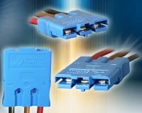 3-Position Connector Features Touch Safe Housings and First-Mate, Last-Break Ground