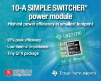 10-A DC-DC Module in 10mm-square QFN