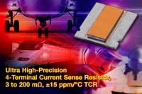 VPG Extends Ultra-High-Precision Current-Sense Resistor to 200 m&Omega;