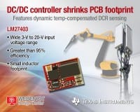 Analog DC-DC Controller Features Dynamic Temperature-Compensated Current Sensing