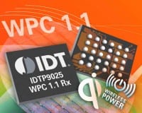 IDT Announces Next-Gen WPC 1.1 Wireless Power Receiver for Portable Applications