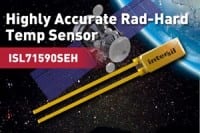 Intersil Introduces High-Reliability Temperature Sensor for Space Systems