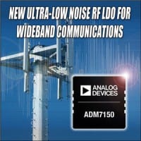 ADI Reduces LDO Noise Spectral Density by 2X with Lowest Phase Noise for VCOs