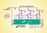 Triple-Output LED Driver-Controller Drives over 250W of LED Power