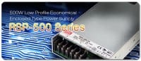 Mean Well Extends 1U Power Supply Offering with 500W Units
