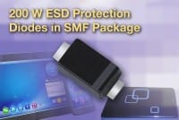 SMD ESD Protection Diodes provides Surge Capability of 200W in SMF Package