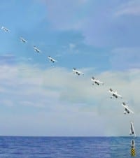 Fuel-Cell-Powered all Electric UAS Launched from Submerged Submarine