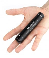 2600mAh External Battery Pack includes LED Flashlight