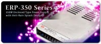 350W Enclosed AC-DC Power Supply with Anti-Rain Splash Design