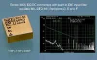 DC-DC Converter with Built-in EMI Filter Meets MIL-STD-461 D, E and F