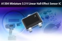Linear Hall-Effect Sensor IC Delivers Medium Accuracy over Industrial Temps