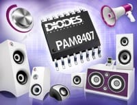 Class D Audio Amplifier Reduces Component Count