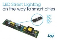 STMicro Adds Digitally-Controlled LED Street-Lighting Reference Design