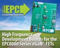 EPC Adds Development Boards for Hard-Switching Applications above 10MHz