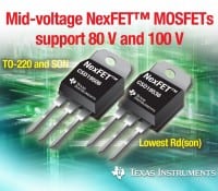 Medium-Voltage MOSFETs support High-Stress Motor Control Applications