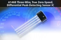 Three-Wire, True Zero-Speed, Differential Peak-Detecting Sensor IC for E-Bikes