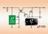 Synchronous Forward MOSFET Driver eliminates Signal Transformer