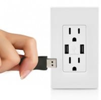Leviton adds USB Charger/Tamper-Resistant Duplex Receptacle