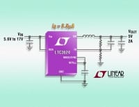 Synchronous Step-Down 2A Regulator Draws 3.5&micro;A of Quiescent Current