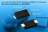 FRED Pt Ultrafast Recovery Rectifiers in Low-Profile SlimSM
