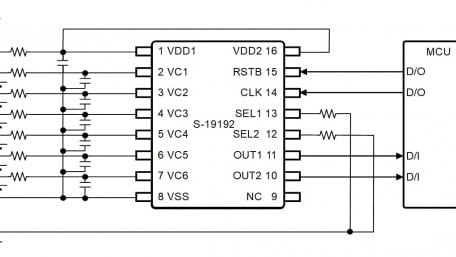 3-Serial to 6-Serial Cell Battery Monitoring ICs for Automotive Use