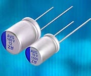 Low ESR Aluminum-Polymer Caps Rated for 125 Degrees C and 160V