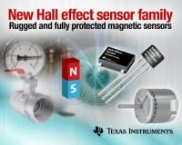 TI expands Sensing Portfolio with Hall-Effect Magnetic Sensors