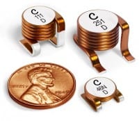 High-Current Air-Core Inductors Offer Q Factors Up To 230 at 400 MHz