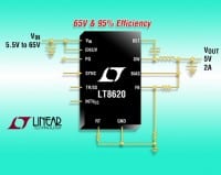 2A Synchronous Step-Down Switcher draws 2.5&micro;A Quiescent Current