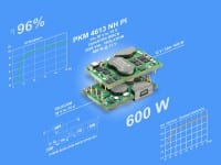 Hybrid Regulated-Ratio Quarter-Brick Delivers up to 600W