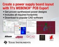 Customize and Download Power Converter PCB Layouts to CAD Platforms