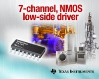 Seven-channel NMOS Low-Side Driver replaces Darlington Arrays